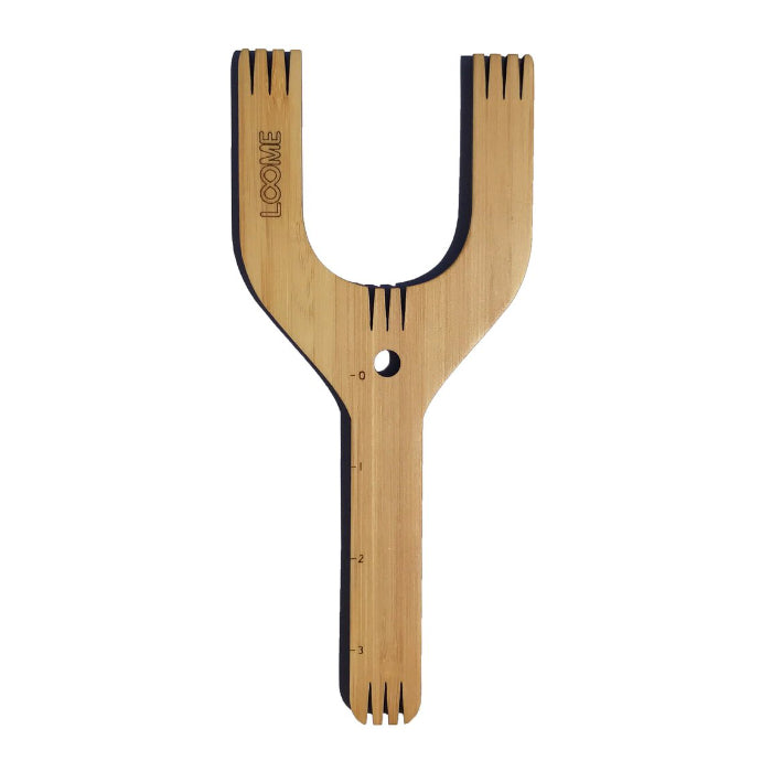 Loome tool made from Poplar to make pom poms