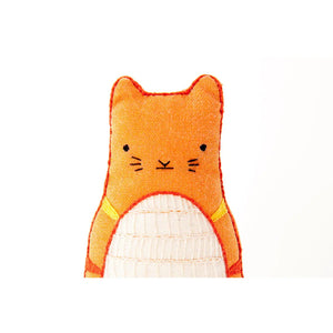 Tabby Cat Embroidery Sewing Kit