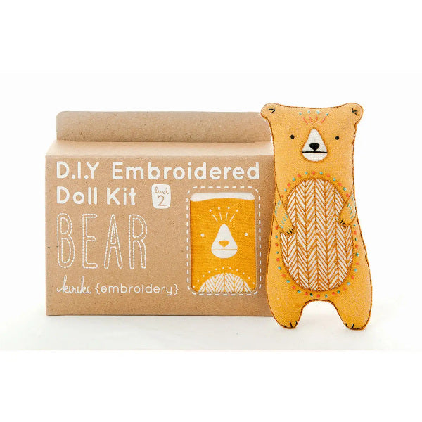 Bear Embroidery Sewing Kit