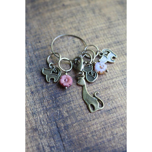cat stitch marker set