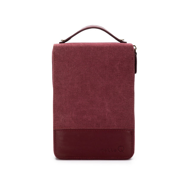 Della Q Maker's Circular Needle case in Maroon