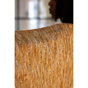 Fino shawl up close showing lace details