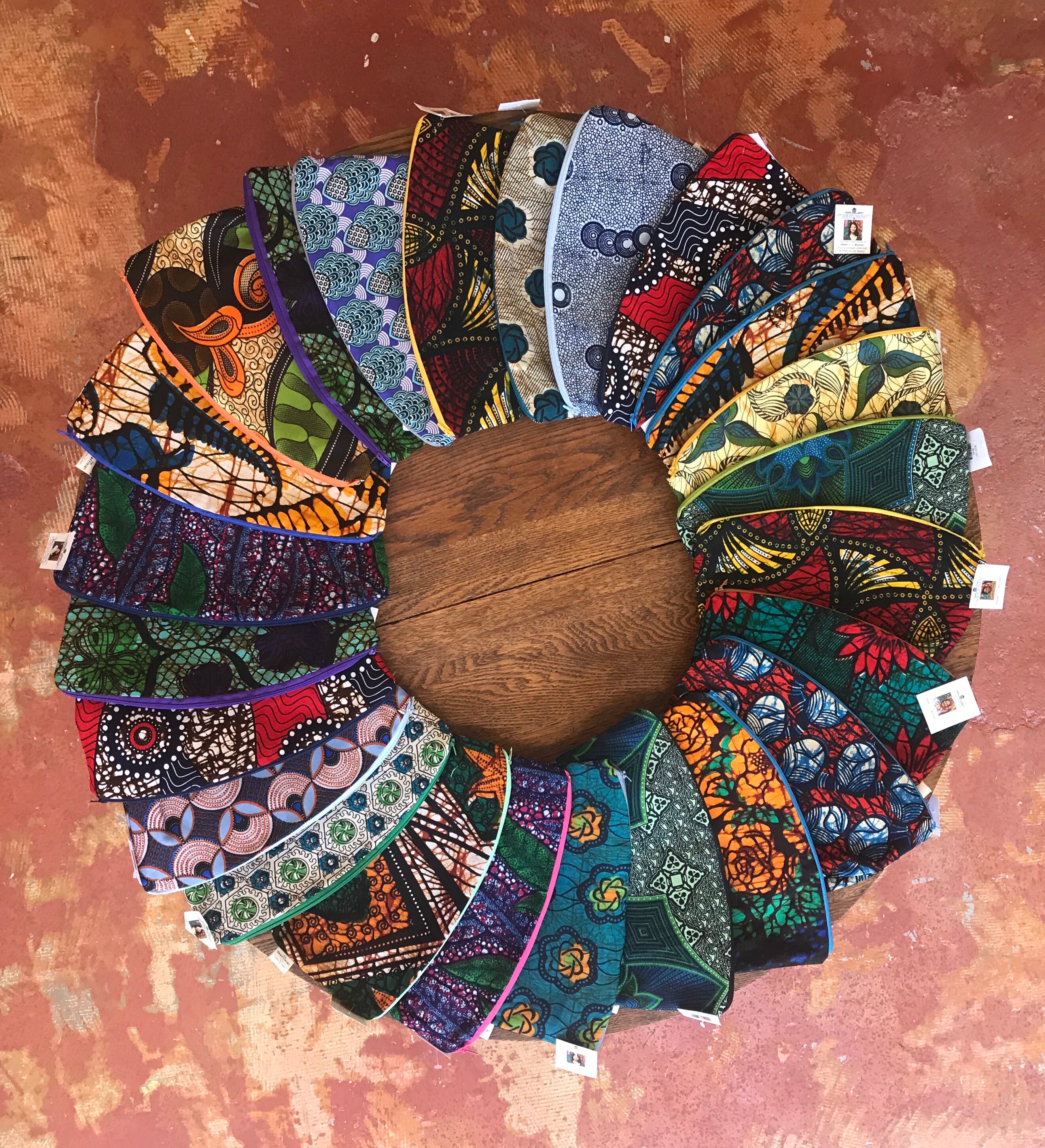 Refugee Sewing Society Project Bags-Multi-The Craftivist Atlanta