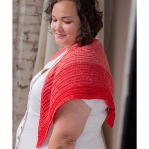Interval shawl in Brooklyn Tweed Dapple yarn
