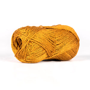 BC Garn Lino linen yarn in amber
