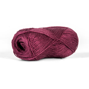 BC Garn Lino linen yarn in grape