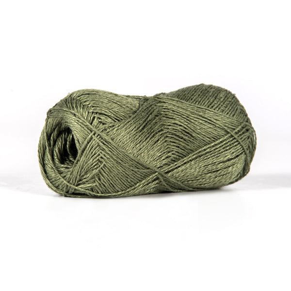 BC Garn Lino linen yarn in moss