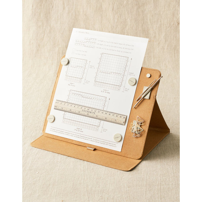 Cocoknits Makers Board in Kraft with pattern and ruler