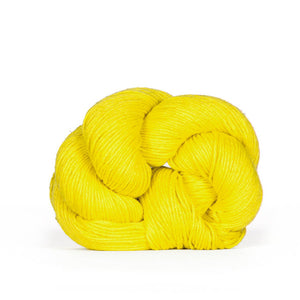 Kelbourne Woolens Mojave yarn in bright yellow
