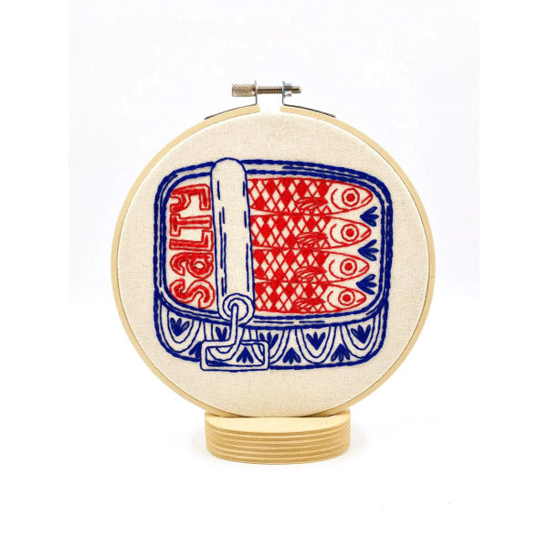 Sardines Embroidery Kit