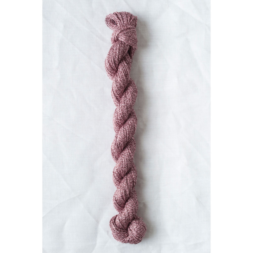 Quince and Co Sparrow linen yarn in Rosa Mundi