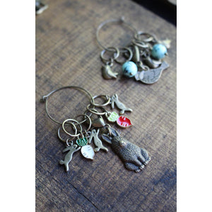 rabbit stitch marker set