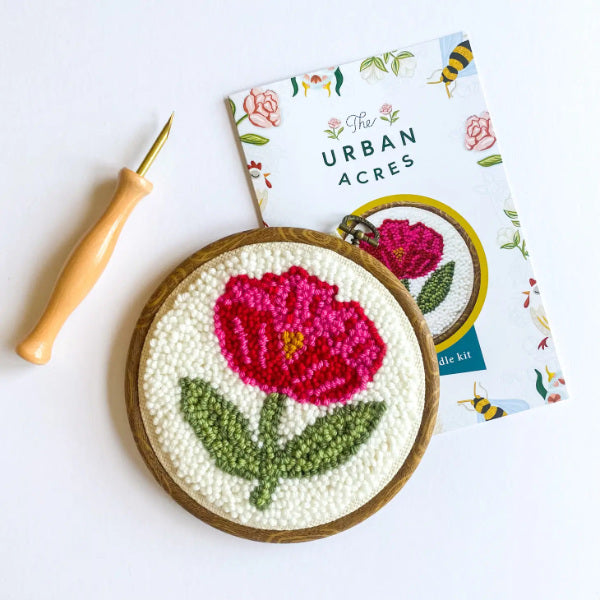Wildflower punch needle kit